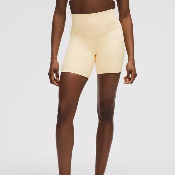 Lululemon Align High Rise Short 6" Butter Cream 0 NWT - Picture 2 of 10